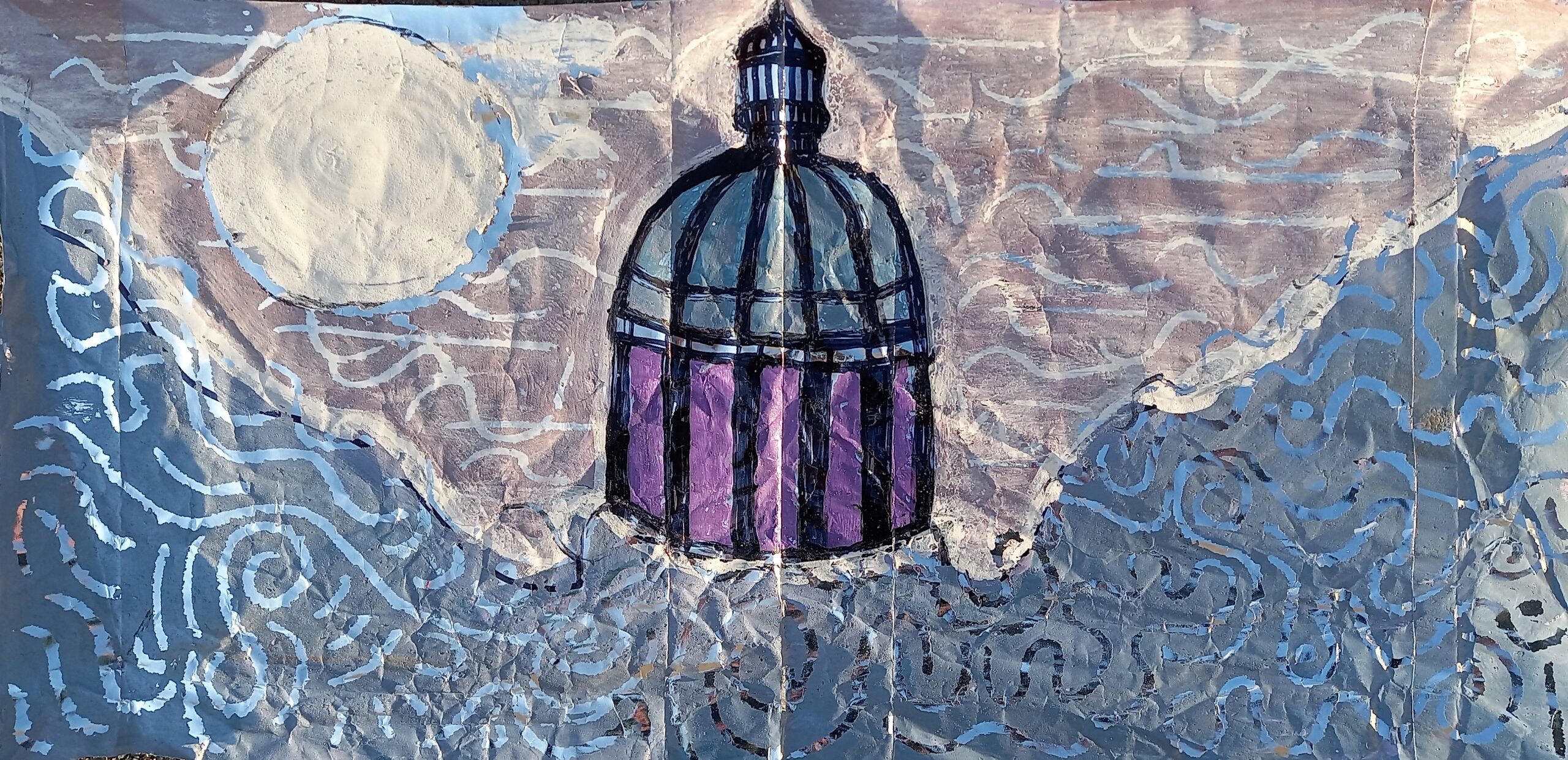 ibla visionaria arte involontaria cupola di san giorgio acrylic contemporary world