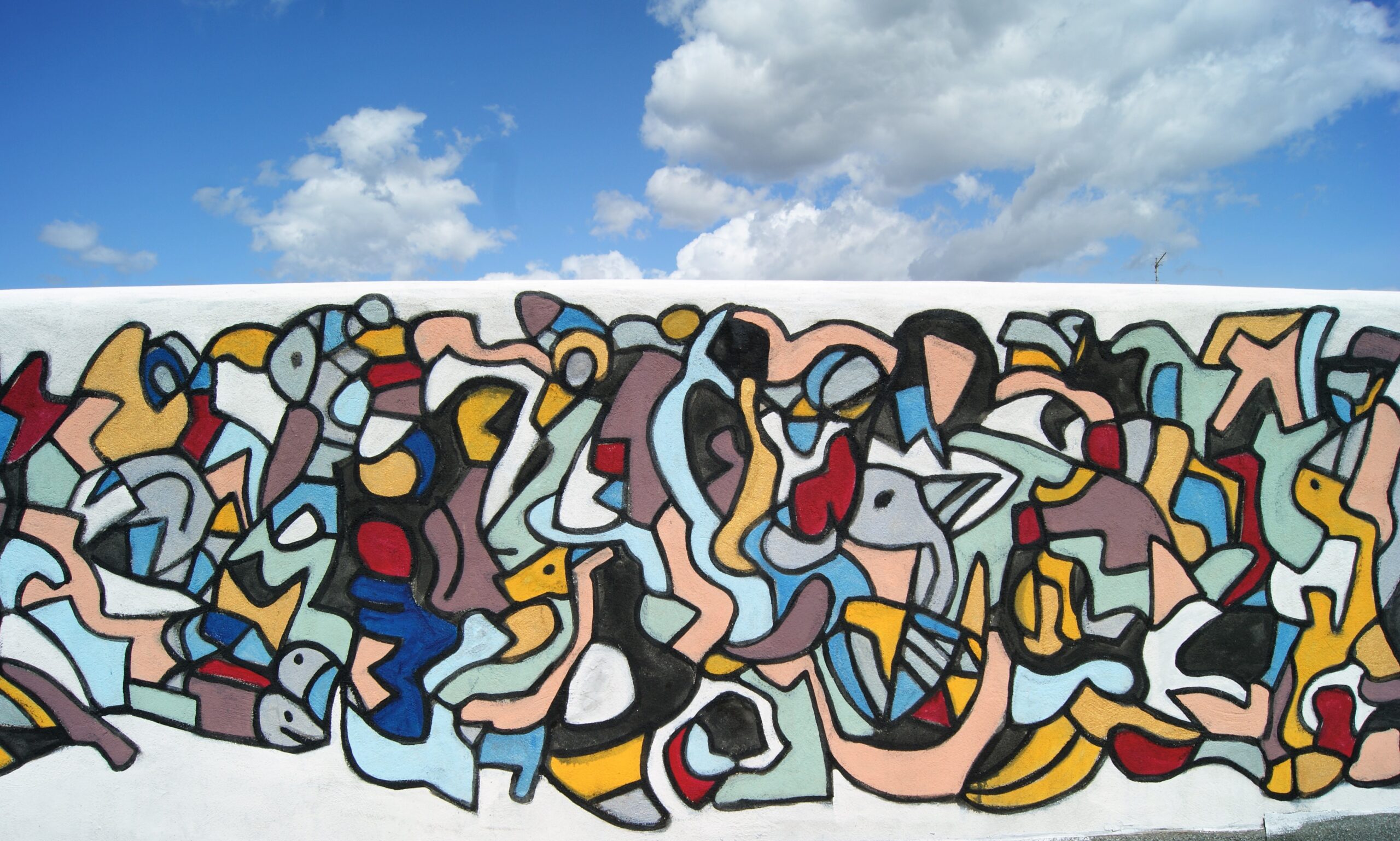 10 Алгоритмы мира росписи современного искусства на Сицилии cortile delle nevi