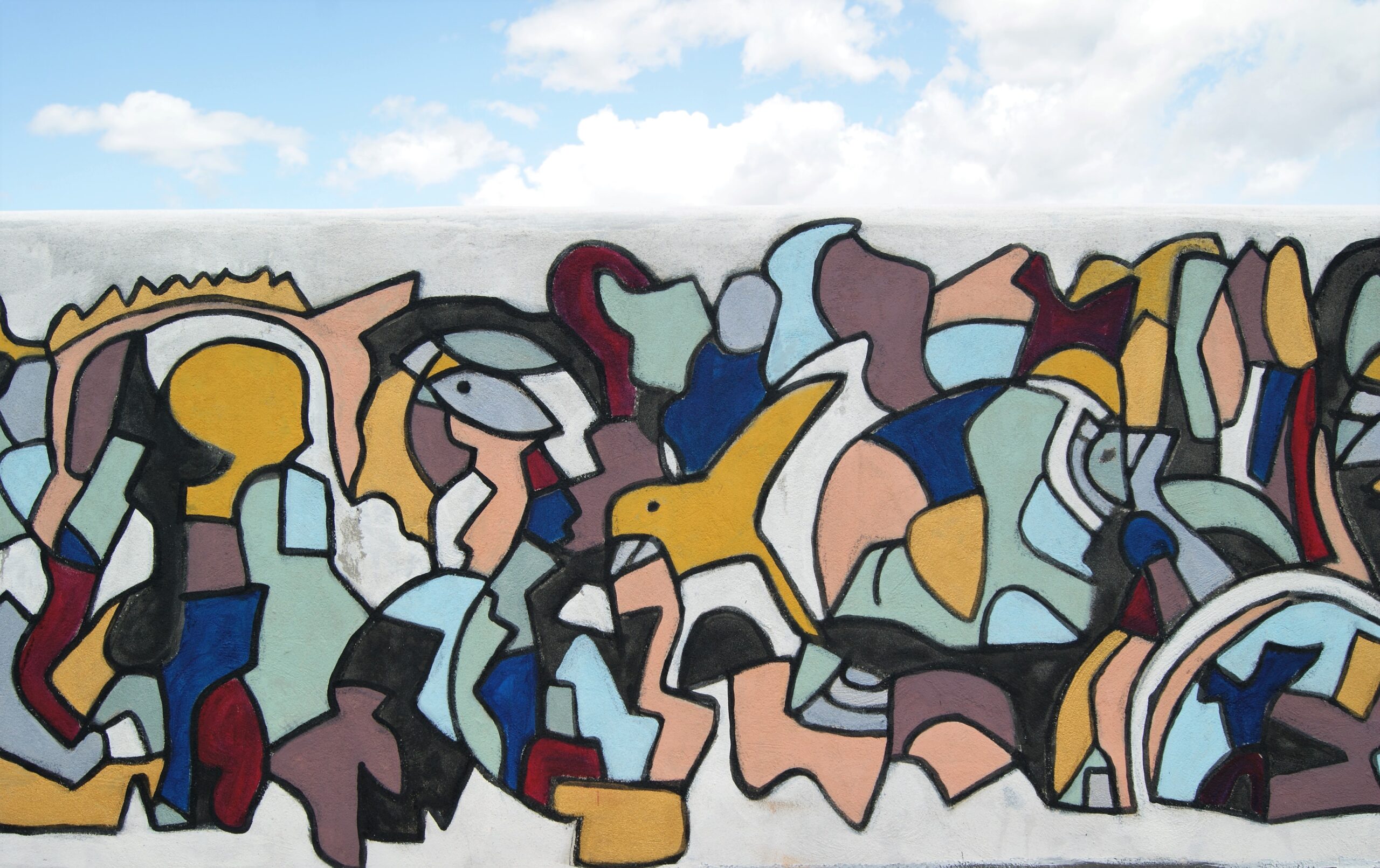 4 algorithms of peace mural contemporary art in sicily cortile delle nevi